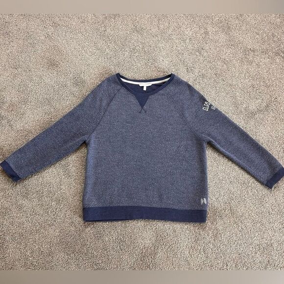 Victoria’s Secret Ángels Y2K Soft Fuzzy Blue Crewneck Sweatshirt size Sm… - Picture 2 of 6